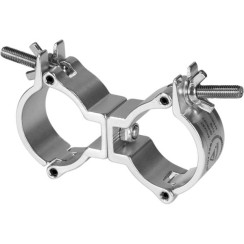 Clamp doppio in alluminio portata 100Kg tubi 48-51mm