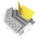 Modulo Curvo Destra 45 gradi CC032X2