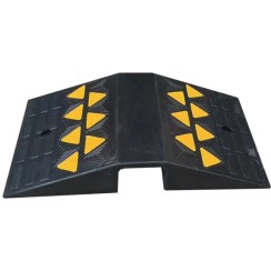 Dosso Passacavo 1 Canale 118x90 mm in Gomma