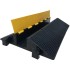 Pedana Passacavo 1 Canale MAXI 120x105 mm in Gomma