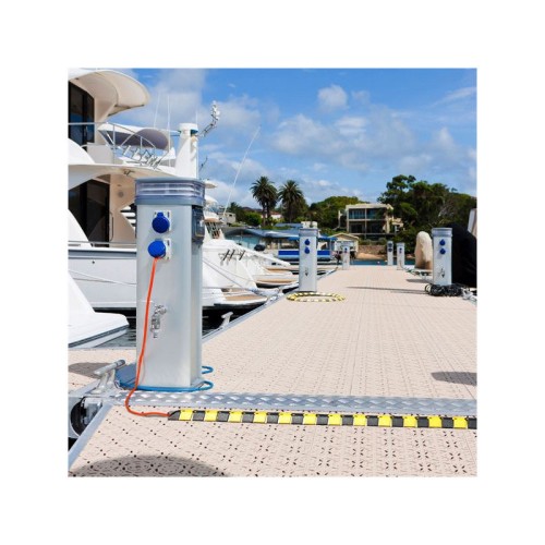Pedana Passacavo Snodata Modulare 1 Canale MEDIUM 76x19 mm Nera
