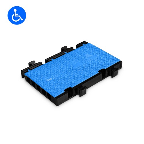 Modulo Base 50cm 5 canali 34mm Blu