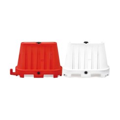 Barriera stradale impilabile polietilene Bianco