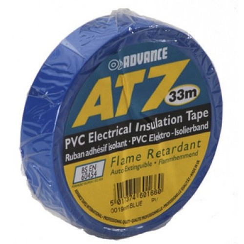 ADVANCE Nastro Isolante in PVC 19mm x 33m Blu