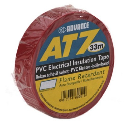 ADVANCE Nastro Isolante in PVC 19mm x 33m Rosso