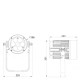 LED Mini VersaPar 7x10 W RGBW/FC